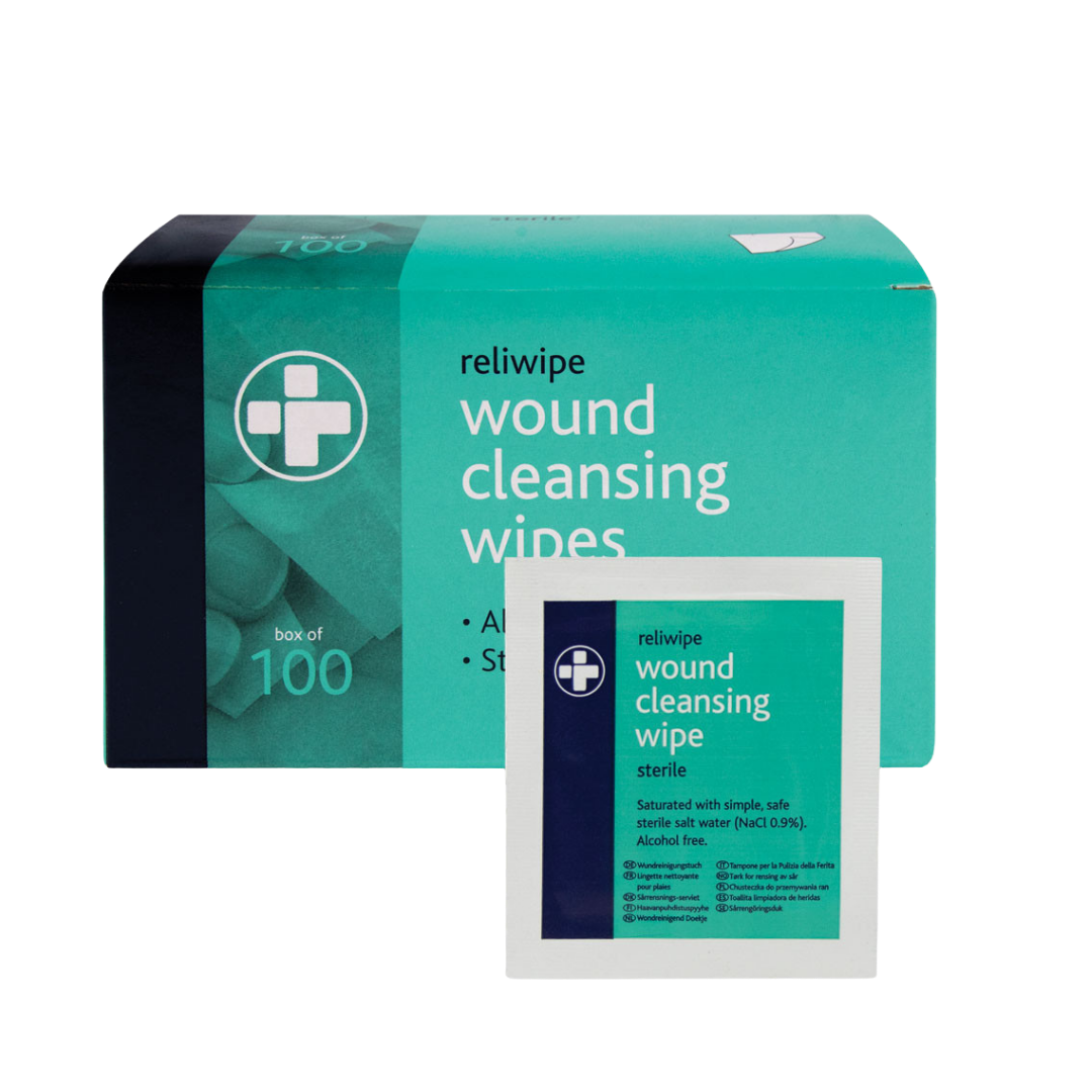Saline Wound Cleansing Wipes
