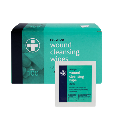 Saline Wound Cleansing Wipes